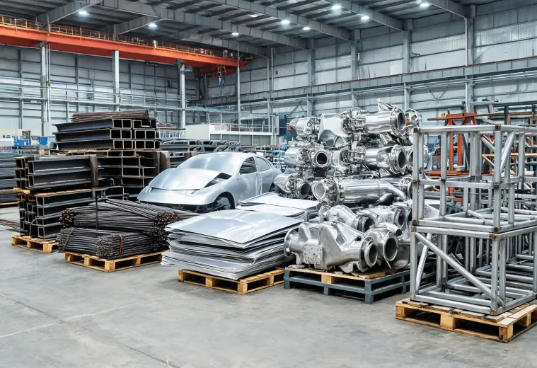 Industrial markets using stainless steel aluminum and carbon steel supply